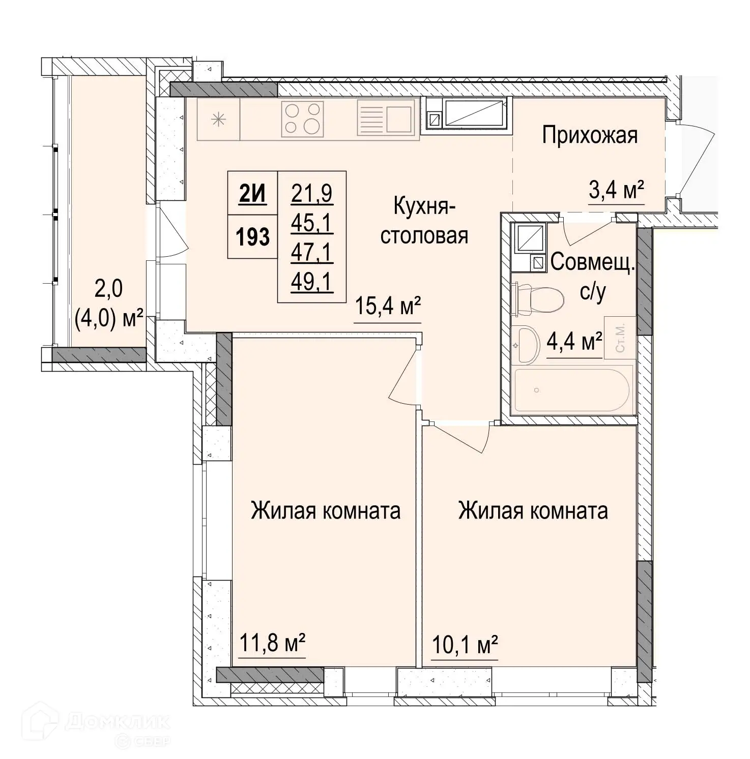 Планировка квартир с длинным коридором