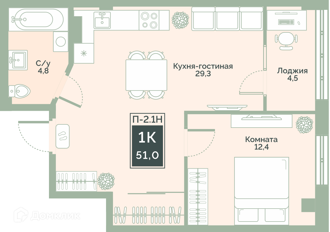 Планировка комнат на первом этаже