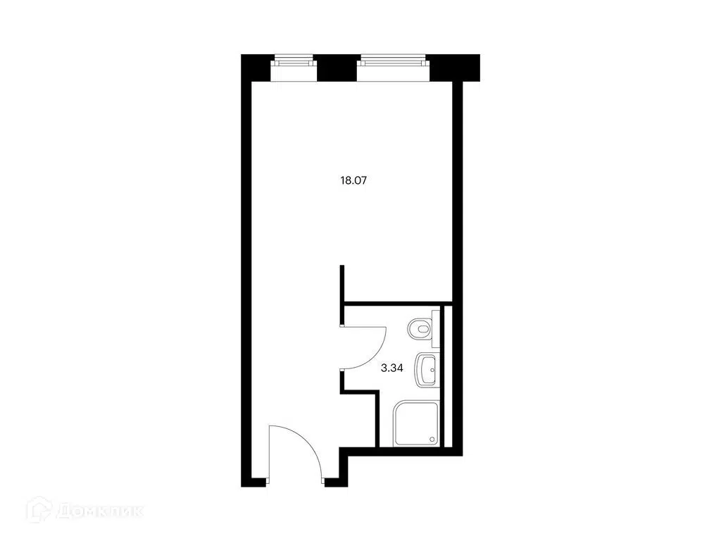 Купить студию, 21.41 м² в ЖК Вольта по адресу Санкт-Петербург, проспект  Энергетиков, 6, метро недорого – Домклик