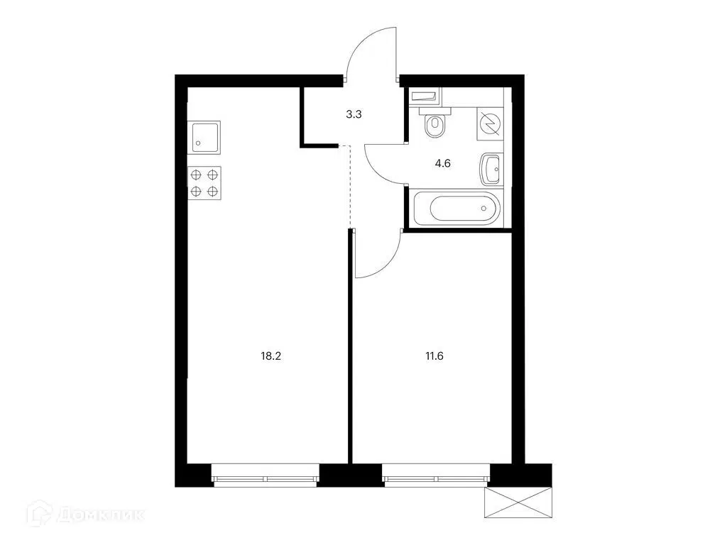 Купить 1-комнатную квартиру, 37.7 м² в ЖК Шкиперский 19 по адресу Санкт- Петербург, Шкиперский проток, 19, недорого – Домклик