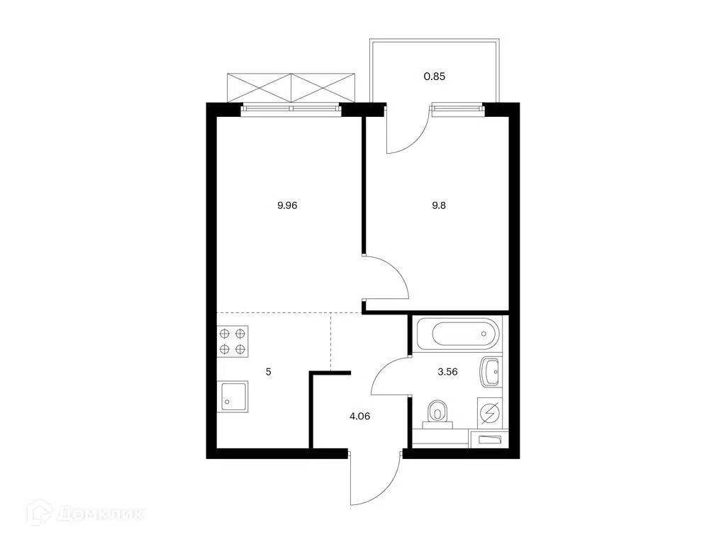 Купить 1-комнатную квартиру, 33.23 м² в ЖК Янинский лес по адресу  Ленинградская область, Всеволожский район, Заневское городское поселение,  городской посёлок Янино-1, Голландская улица, 18к1, недорого – Домклик