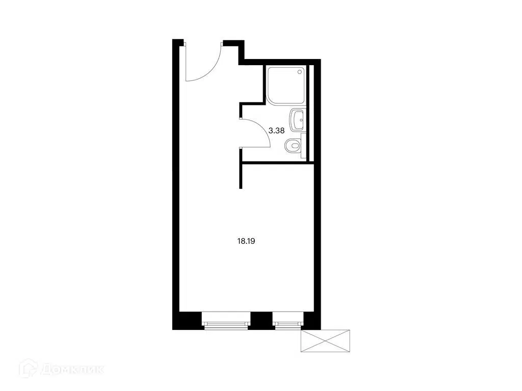 Купить студию, 21.57 м² в ЖК Вольта по адресу Санкт-Петербург, проспект  Энергетиков, 6, метро недорого – Домклик