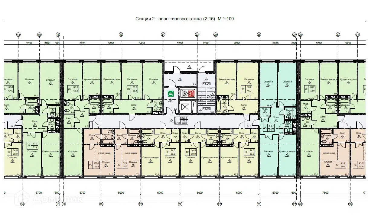 Купить 1-комнатную квартиру, 31.1 м² в ЖК-1 по адресу Калужская область,  Боровский район, Балабаново, жилой комплекс Петровский Авеню, недорого –  Домклик