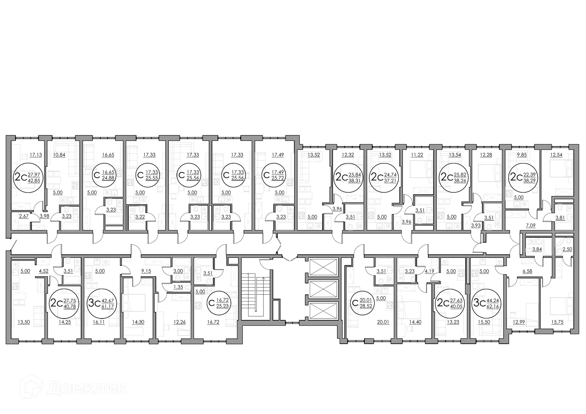 Купить 2-комнатную квартиру, 38.02 м² в ЖК ELEMENTUM (Элементум) по адресу  Республика Башкортостан, Уфа, Бакалинская улица, 4, недорого – Домклик