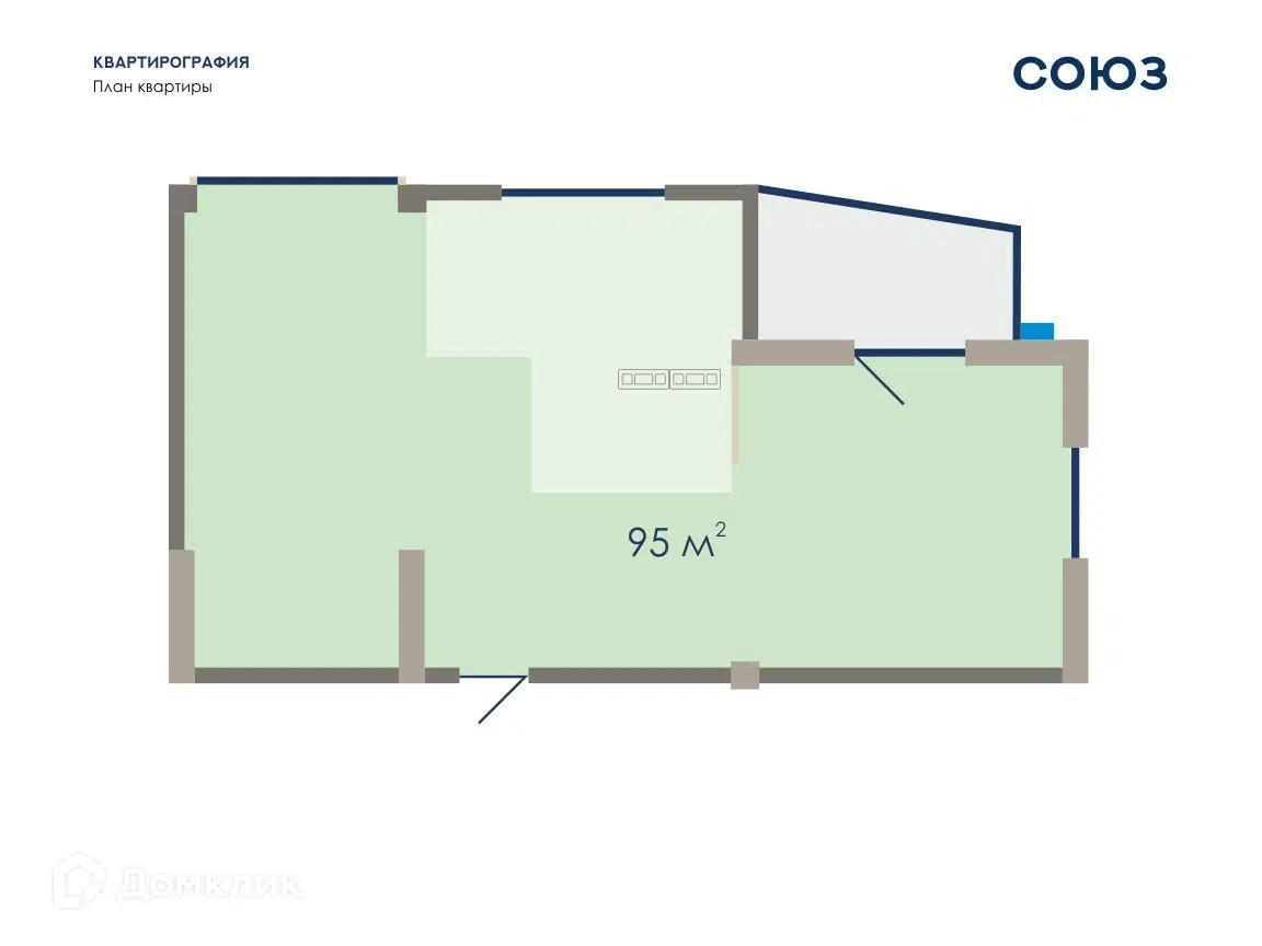 Купить 2-комнатную квартиру, 94.7 м² в ЖК Жилой дом по ул. Свердлова по  адресу Кемеровская область, Новокузнецк, улица Свердлова, 9, недорого –  Домклик