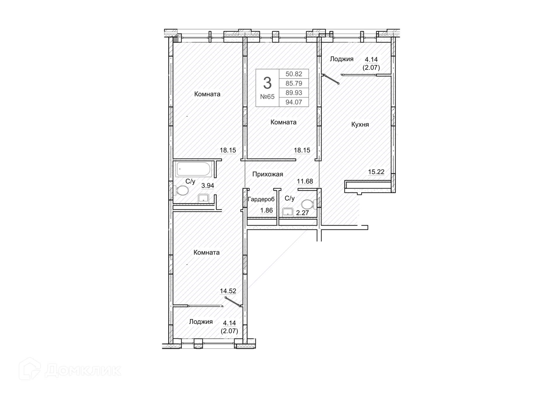 Купить 3-комнатную квартиру, 92.8 м² в ЖК Парк культуры по адресу  Ростовская область, Батайск, улица Ленина, 168Г, недорого – Домклик