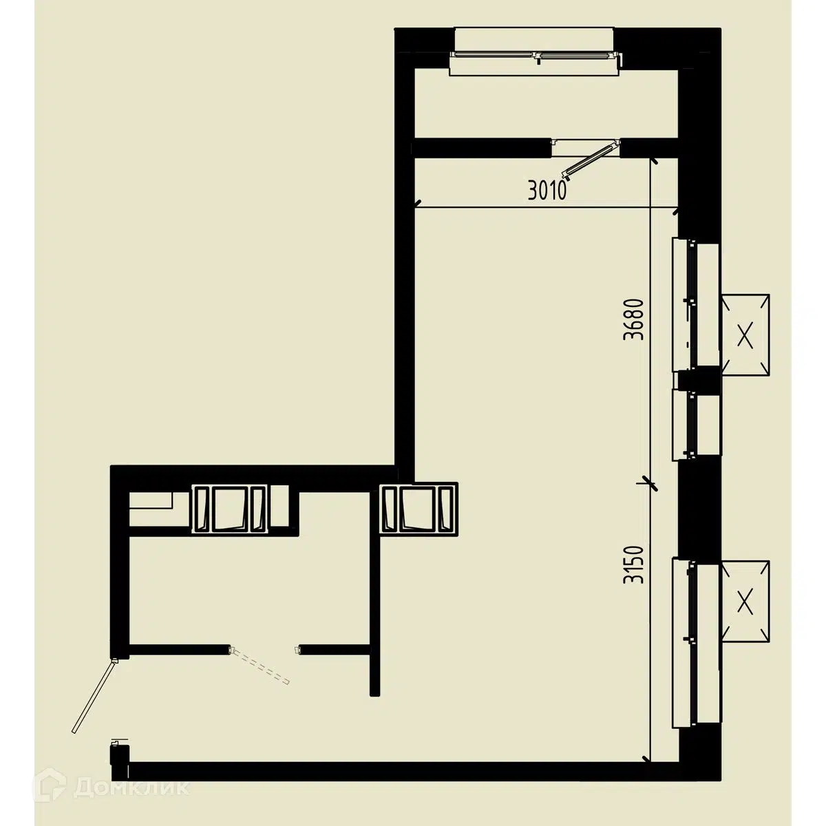 Купить 1-комнатную квартиру, 29.79 м² в ЖК Nordic (Нордик) по адресу  Хабаровск, Известковая улица, 34, недорого – Домклик