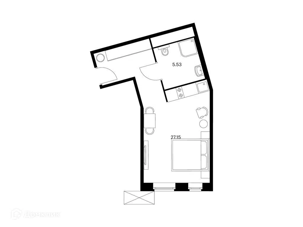 Купить студию, 32.68 м² в ЖК Вольта по адресу Санкт-Петербург, проспект  Энергетиков, 6, метро недорого – Домклик