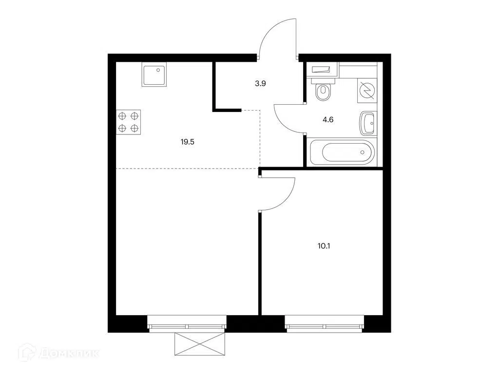 Купить 1-комнатную квартиру, 38.1 м² в ЖК Зея парк по адресу Амурская  область, Благовещенск, жилой комплекс Зея Парк, 1, недорого – Домклик