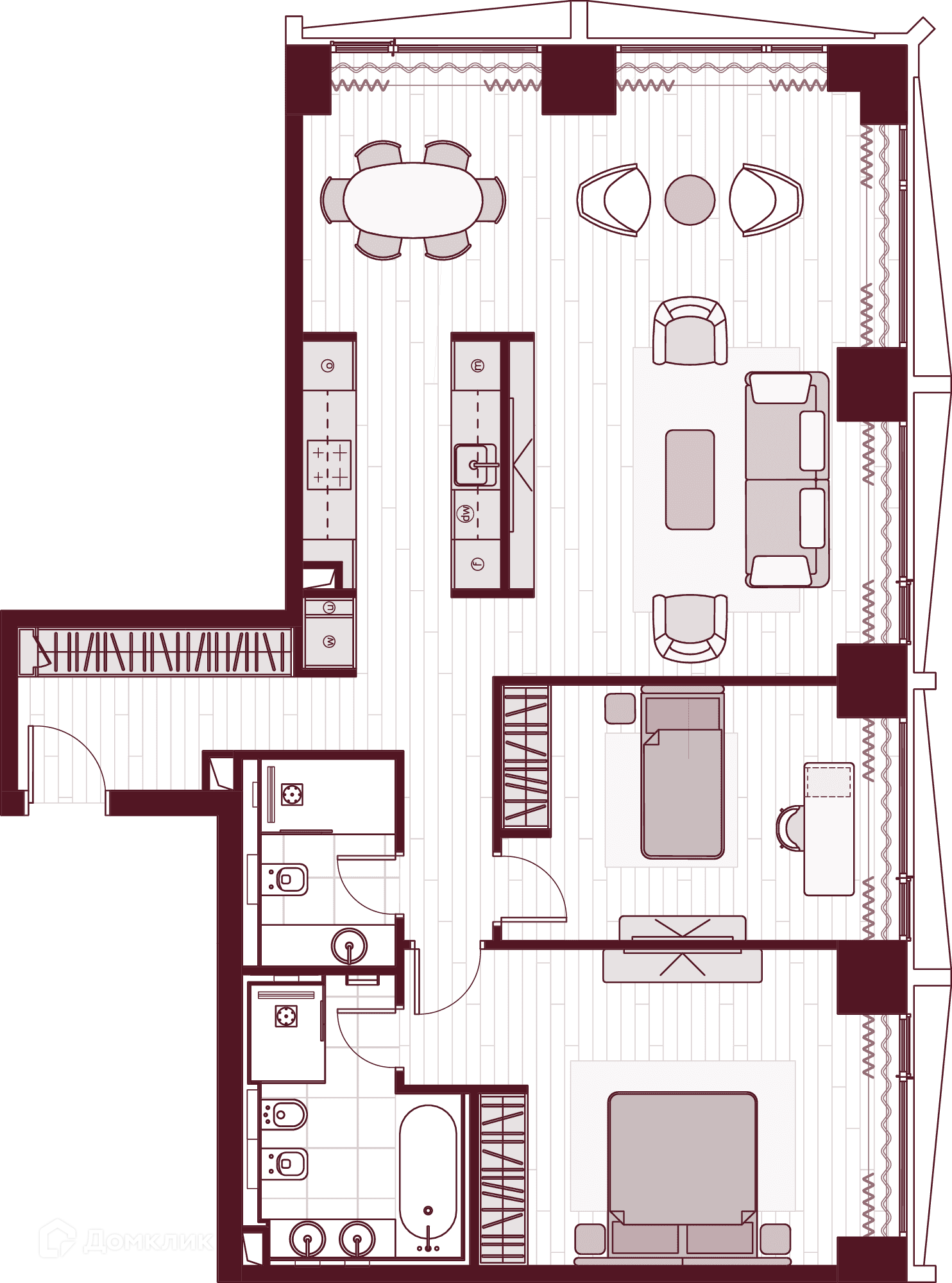 Купить 3-комнатную квартиру, 107 м² в ЖК Прайм Парк по адресу Москва,  Ленинградский проспект, 37, метро недорого – Домклик