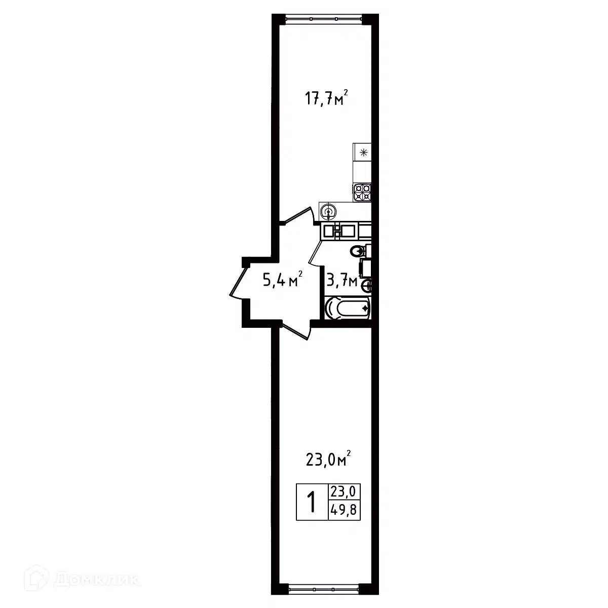 Купить 1-комнатную квартиру, 49.8 м² в ЖК Мега-Победа 2ая очередь по адресу  Республика Адыгея, Тахтамукайский район, Старобжегокайское сельское  поселение, аул Новая Адыгея, Песочная улица, 1к2, недорого – Домклик