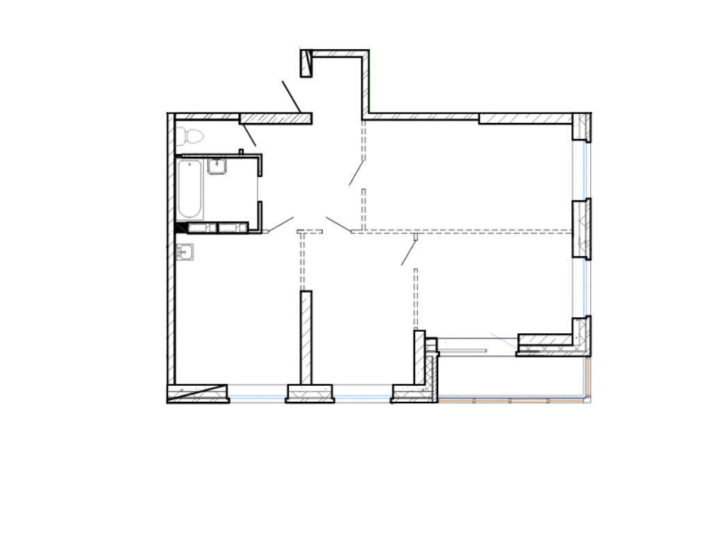 3-комнатная, 74.3 м², № 80 в Аякс