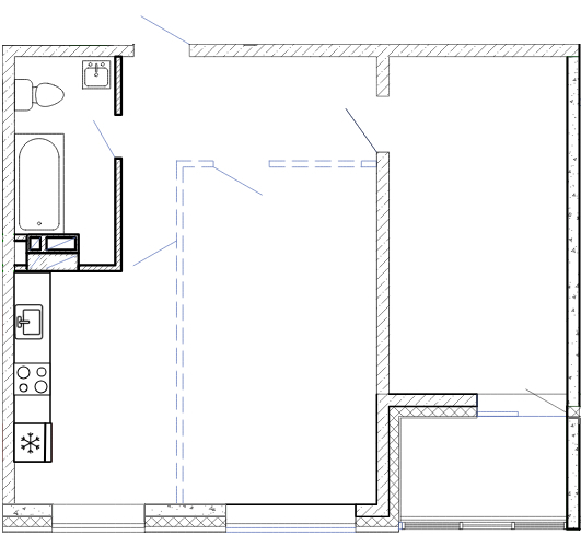 2-комнатная, 57.2 м², № 136 в Восточный