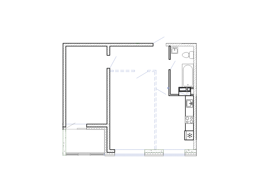 2-комнатная, 57.1 м², № 135 в Восточный