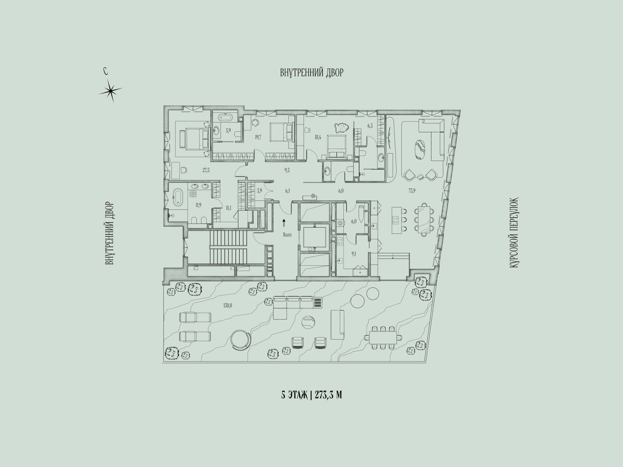 Планировка 3-комн.