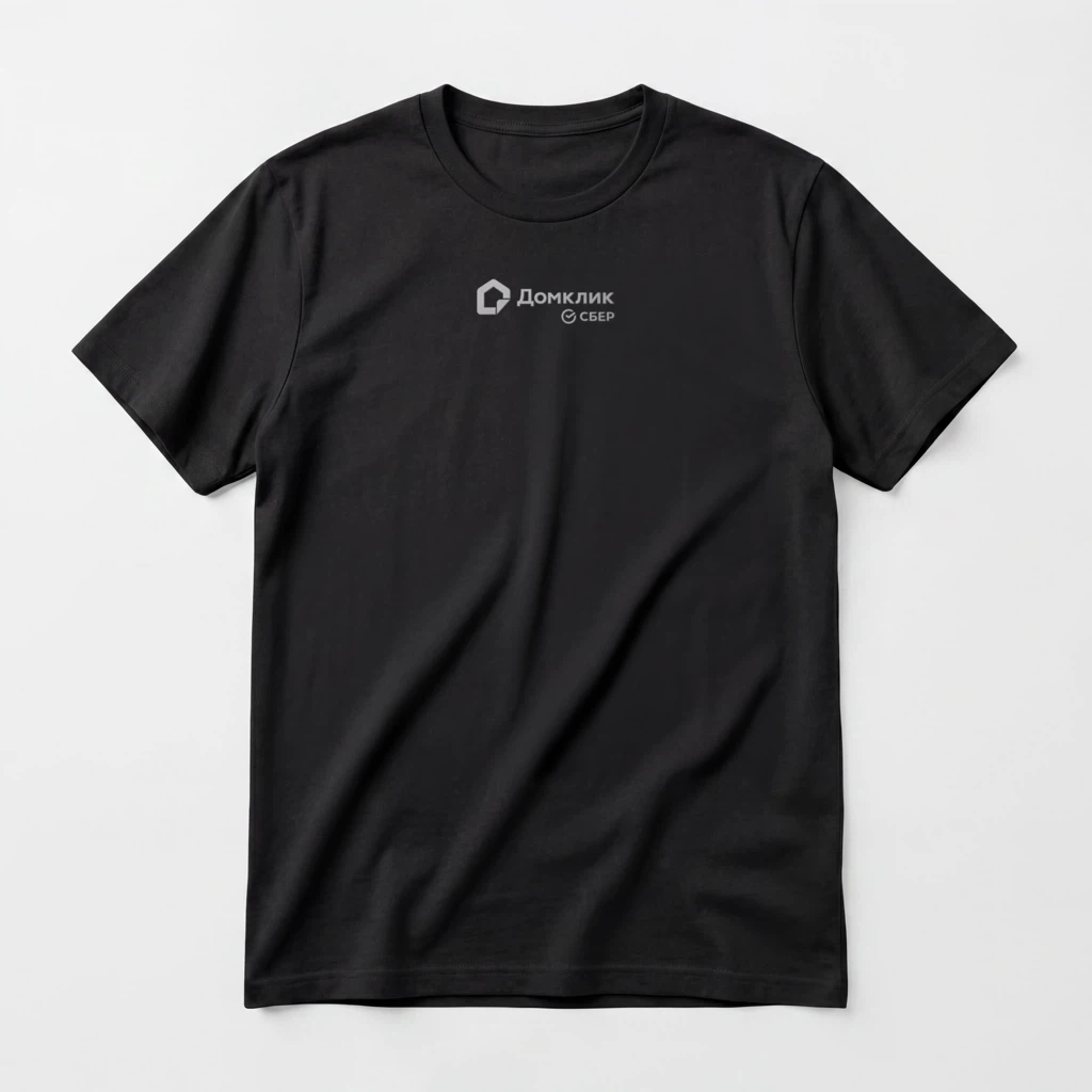 Черная футболка мужская, слайд 2