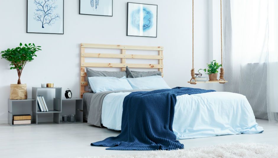 Как сделать уютную спальню в съемной квартире