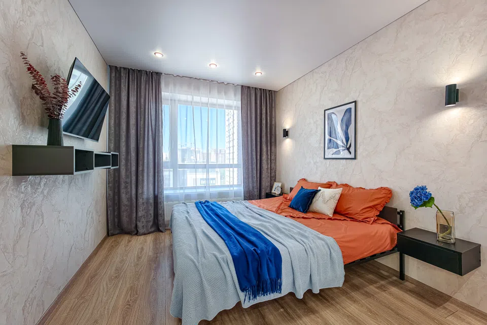 Атмосфера Сна. Евродвушка loft в резиденциях Прованс