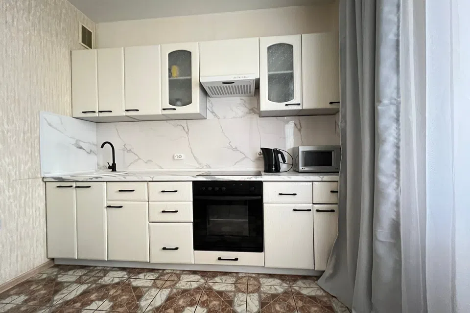 1-к. квартира, 43 кв. м, 2 кровати