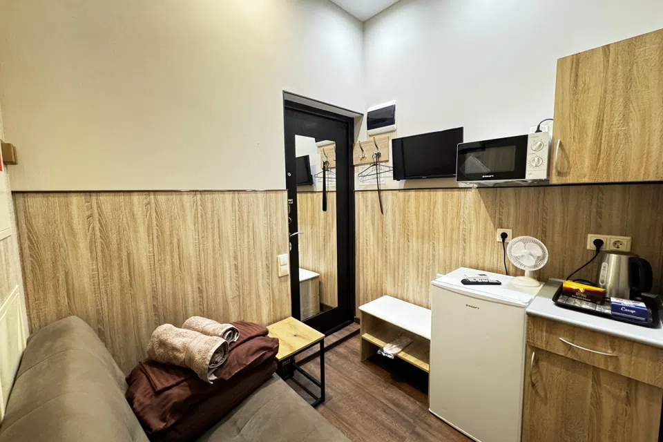Апартаменты на Смольной, 44к2, БЕЗ ОКНА, с двумя кроватями,8