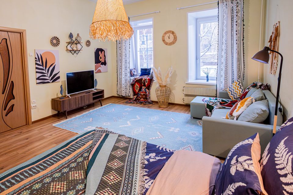 Квартира в стиле бохо на Патриарших