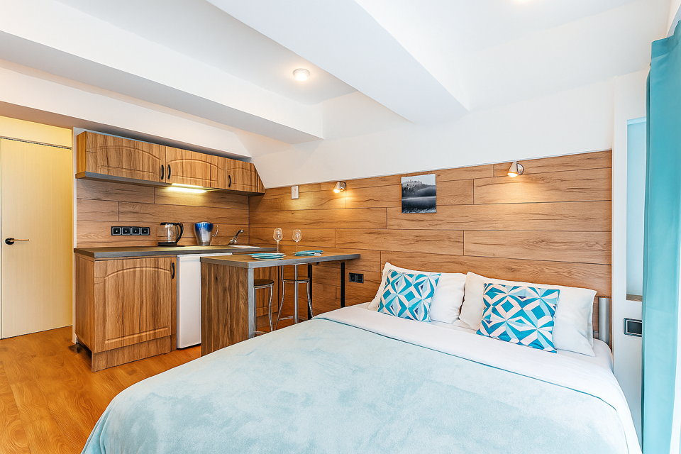 Уютная студия для 2-х гостей