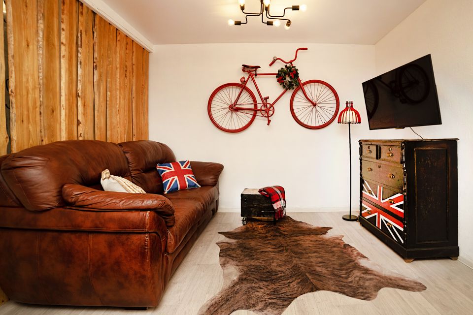 Стильная квартира в Шотландском стиле