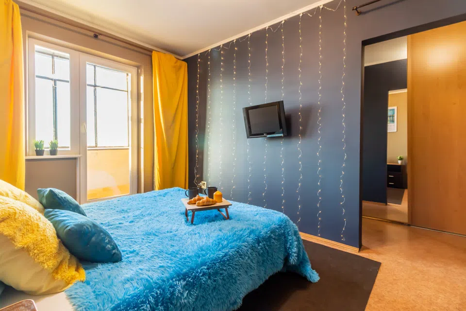 1 комнатная квартира, 33 кв. м, 2 кровати