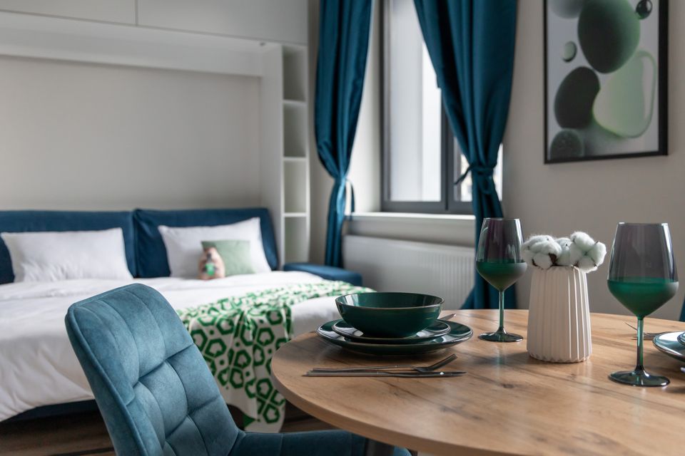 Уютная студия на Серебрякова