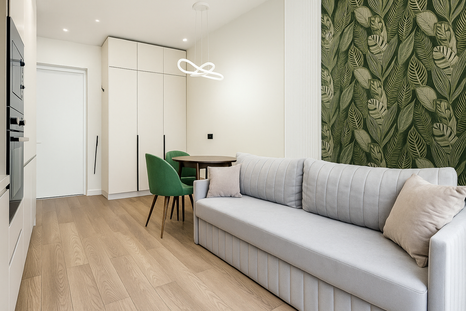 Современная и стильная 1-комнатная квартира на Нагатинской