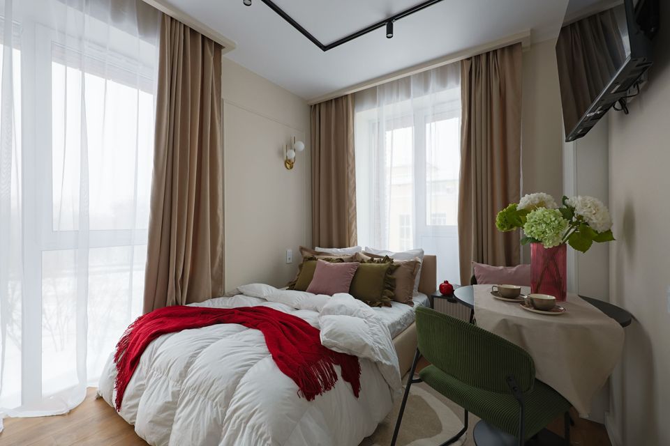 Стильная студия на 4 этаже в ЖК Nice Loft