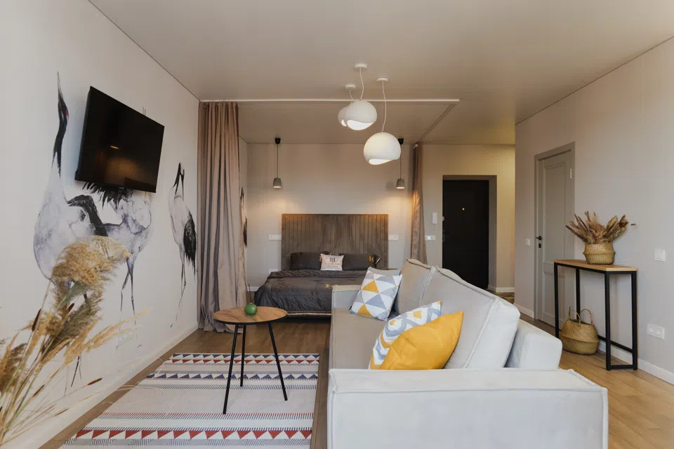 Журавли от сети апартаментов KEY2HOME