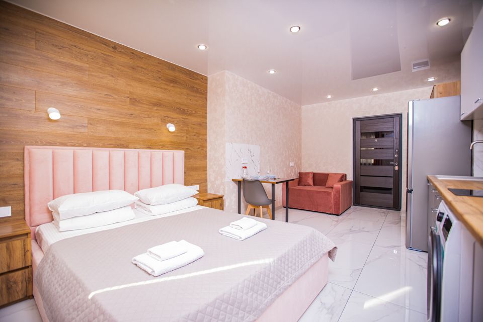 Апартаменты Студия LoveHotelSirius в ЖК бизнес класса Фрукты