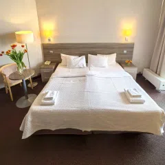 Уютные апартаменты с балконом и видом на Волгу.
