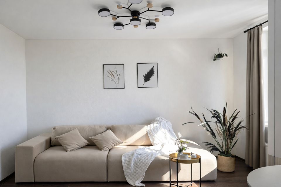 Уютная студия с панорамным видом и атмосферой уюта 