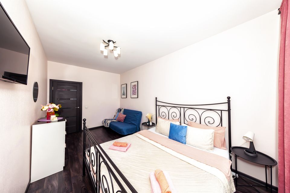 1-к. квартира, 36 кв. м, 2 кровати