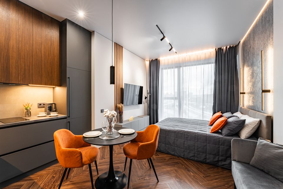 Cтильнaя дизaйнерcкaя cтудия  ЖК бизнес-класса Will Towers