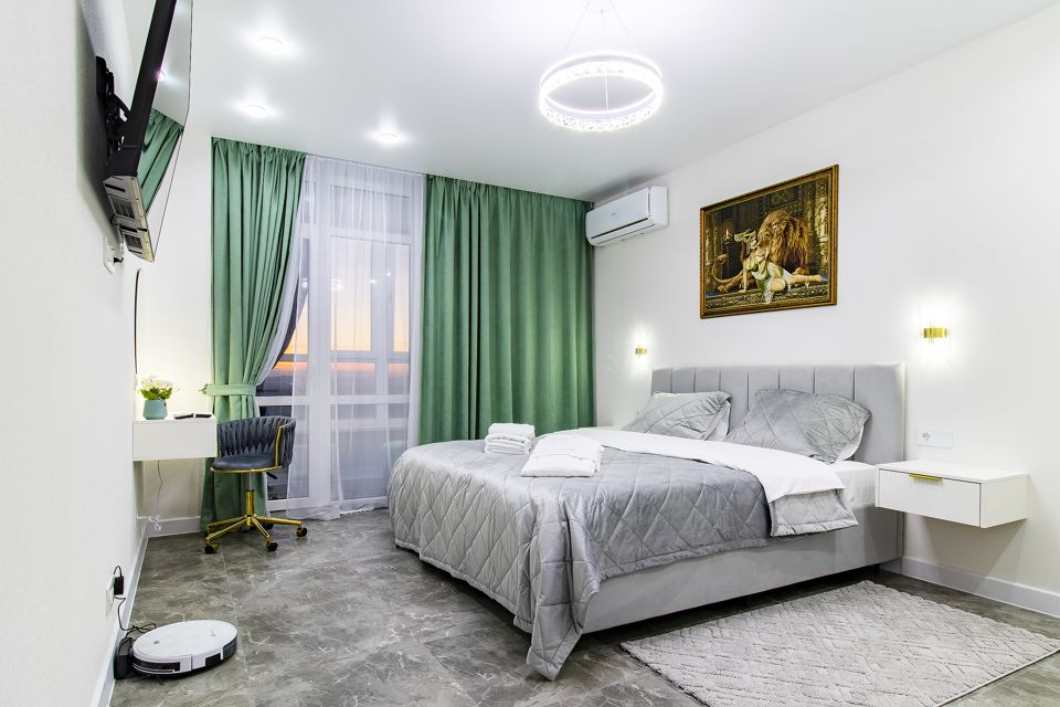 Волжский, квартира с сауной