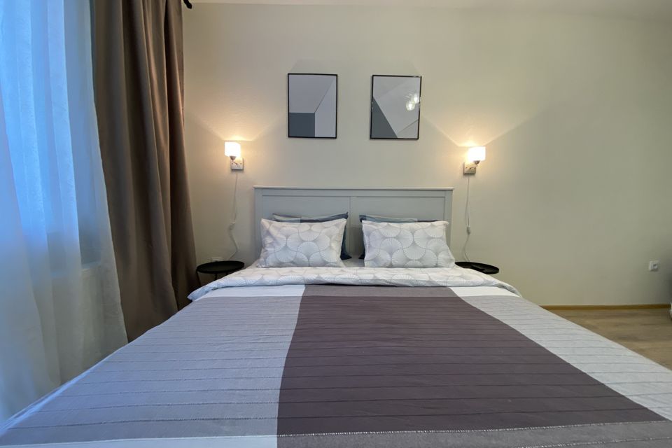 1-к. квартира, 33 кв. м, 2 кровати