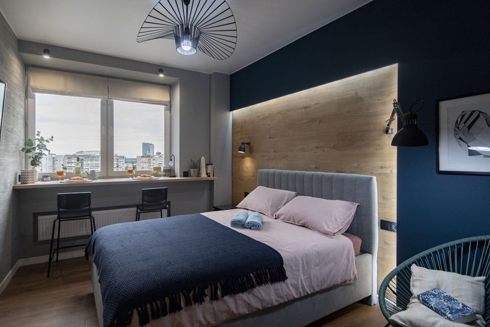 Стильная гостевая студия Небеса 2м