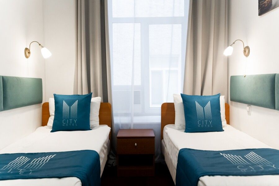 Двухместные апартаменты с раздельными кроватями и кухней