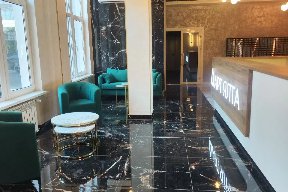 Стильный апартамент, центр Ялты, в новом жк Арт-Ялта,паркинг
