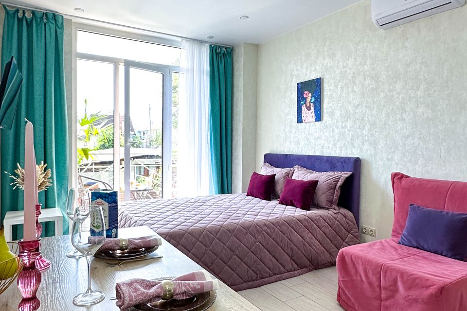 Квартира-студия, 22 м2, 3 кровати