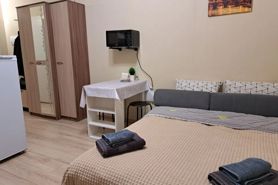 Лаконичная квартира-студия для двоих 