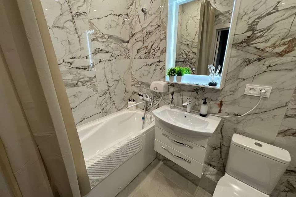 2-к. квартира, 55 м2, 3 кровати