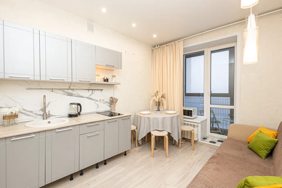 1-к. квартира, 35 м2, 3 кровати