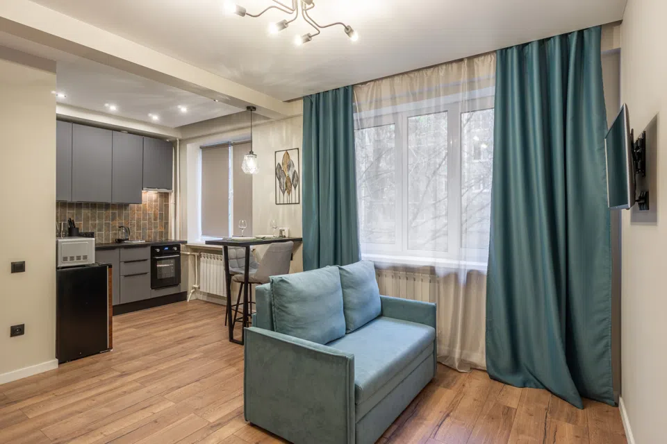 Дизайнерская квартира-студия 31 м.кв. на пр-те Юрия Гагарина