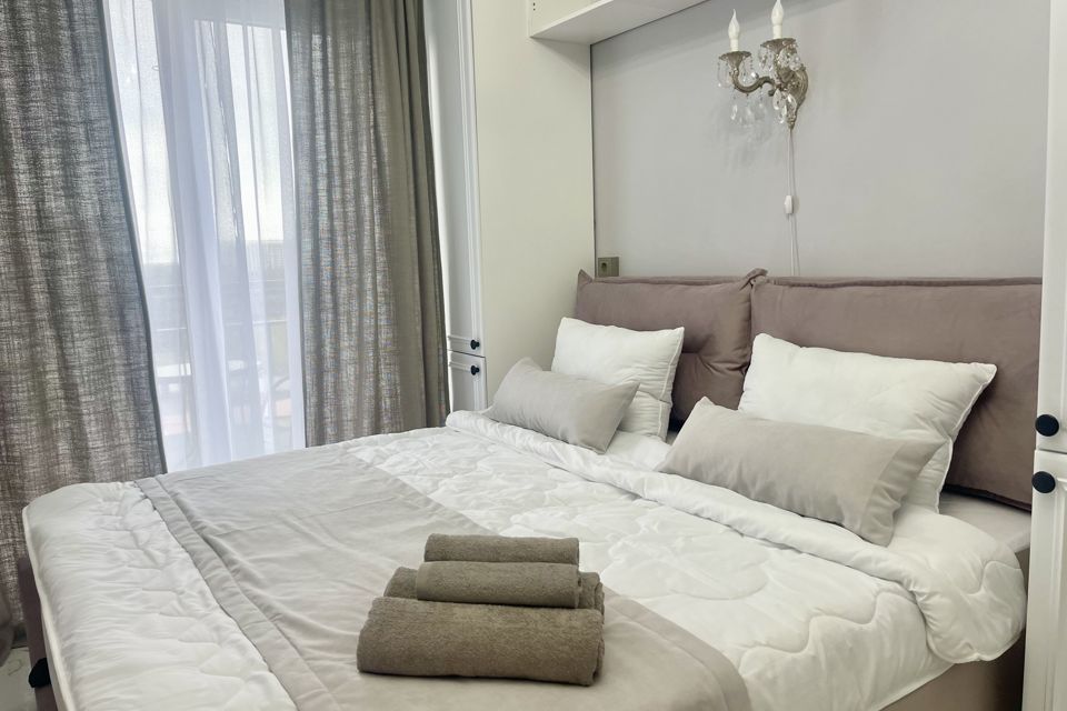 Апартаменты 350 до пляжа, Кровать 180 Вид на Море Кофемашина