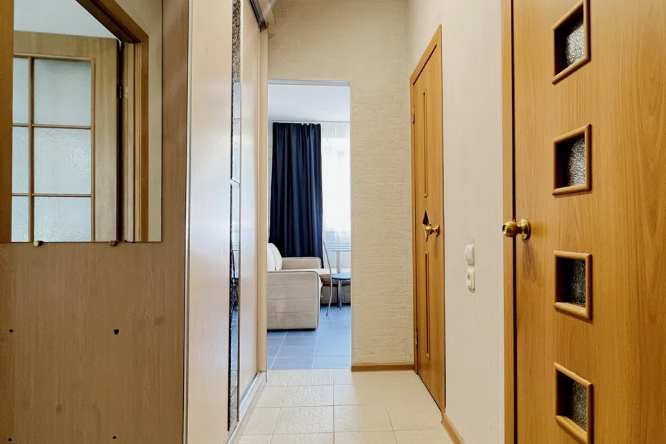 1-к. квартира, 46 кв. м, 3 кровати