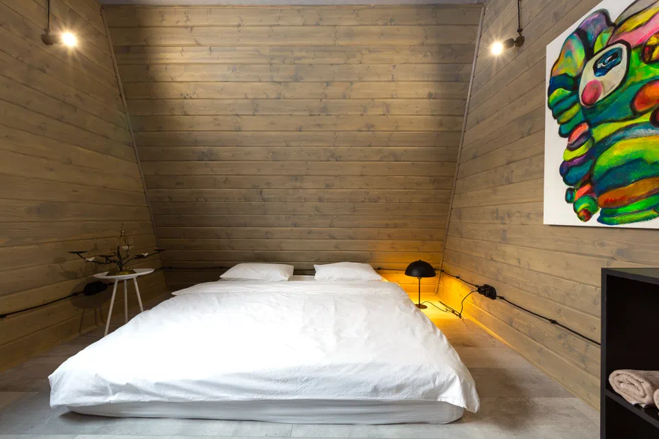 A-Frame 7 с купелью и баней